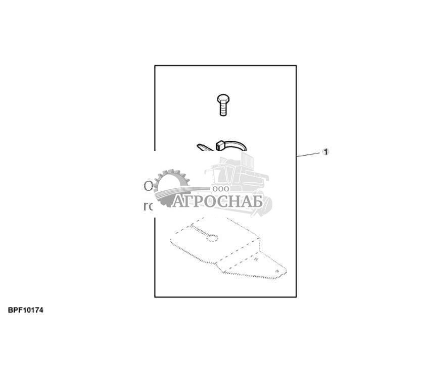 Навесное оборудование, комплект для узла крыши 